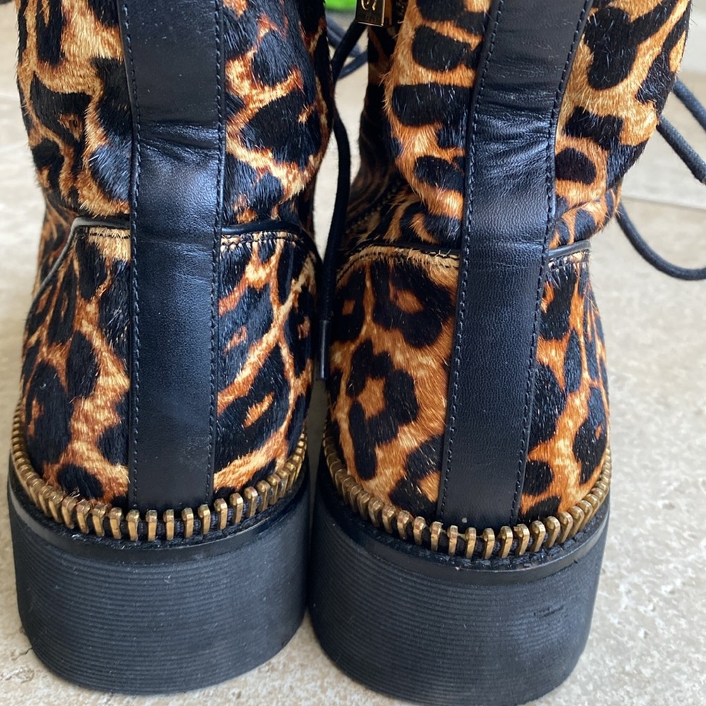 Michael Kors Calf Hair Haskell Combat Boot - Picture 15 of 16